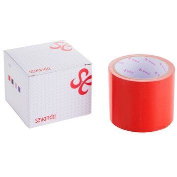 Скотч для бондажу LOCKINK SEVANDA Electrostatic Tape, червона, 16 м SX0889 фото