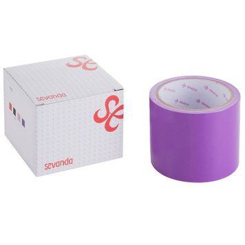 Скотч для бондажу LOCKINK SEVANDA Electrostatic Tape, фіолетова, 16 м SX0892 фото