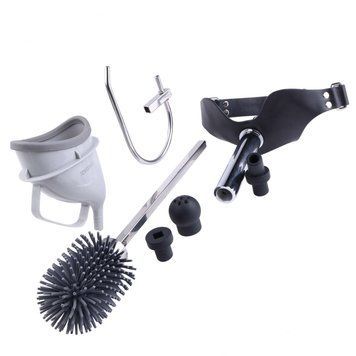 Набір для домінування LOCKINK SEVANDA Objectification Bathroom Set, маска та 4 насадки SX0894 фото