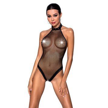 Боді-халтер з відкритим доступом Passion MOONLIGHT BODY S/M black SO8449 фото