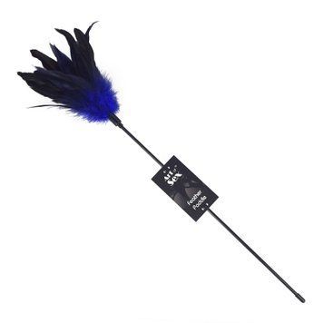 Лоскітка з пером півня Art of Sex &ndash; Feather Paddle, синя SO6612 фото