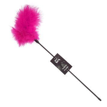 Лоскітка з пером індика Art of Sex &ndash; Feather Paddle, темно-рожева SO6617 фото