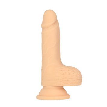 Фалоімітатор-пульсатор Naked Addiction 6.5&Prime; Thrusting Dong With Remote, рухи вперед-назад, пульт ДК SO7756 фото