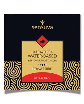 Пробник Sensuva - Ultra&ndash;Thick Water-Based Strawberry (6 мл) SO3383 фото