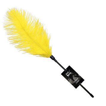 Лоскітка зі страусиним пером Art of Sex &ndash; Feather Tickler, жовта SO7136 фото