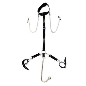 Бондажний набір з металевим анальним гаком Art of Sex Beatrice Bondage set with anal hook №&thinsp;2 SO8507 фото