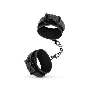 Наручники Bedroom Fantasies: Faux Leather Handcuffs One Size, чорні SO8803 фото
